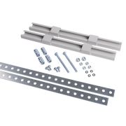 Комплект крепления металлокорпуса к столбу монтажной полосой ИЭК