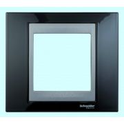 Рамка 1м   Родий/Графит «Unica Top» (Schneider Electric)MGU66.002.293