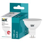 Лампа LED  GU5.3 MR16  5 Вт софит 4000К 230В IEK