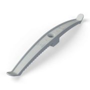 Держатель кабеля двусторонний для прямого монтажа серый (20шт/120шт уп/кор) | PR13.0382 | Промрукав