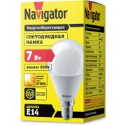 Лампа LED  5Вт E14 шар G45 4000К NLL-P «Standard» Navigator 94478