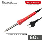 Паяльник с керам. нагревателем, долговечное жало  220V/ 60 Вт  (12-0124-4) ( REXANT)