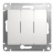 Выключатель  с/п 3кл  мех. белый  Glossa  GSL000131  SE