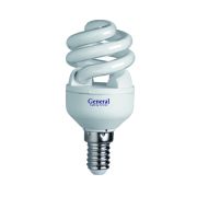 Лампа энергосберегающая  9 Вт E14 4000К спираль T2 GSPN GENERAL 710300