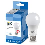 Лампа LED  11Вт A60 шар 6500К E27 230В ECO ИЭК