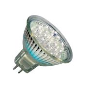 Лампа LED  GU5.3 MR16  2 Вт со стеклом LHE 51 2 PG White COMTECH