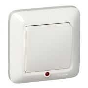 Выключатель с/п 1кл с подсв.  «ПРИМА» S16-053-BI
