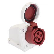 Розетка силовая настенная 1242 3Р+РЕ 32А 380В IP67 EKF