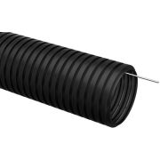 Труба  ПНД D50 гофрированная с зондом черная (15м) Рувинил 25001