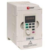 Преобразователь частоты   0,75/1,5кВт 1х230В VECTOR-100 EKF