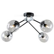 Люстра Molto P4 черный с серебром Е14*4 40W 5043-304 Rivoli