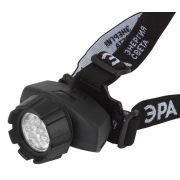 Фонарь налобный LED 3хААА GB-604 (18xLED, 2 Вт, 4 реж., черный) ЭРА