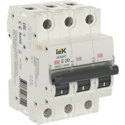 Автоматический выключатель 3п  20А M06N  хар-ка C ARMAT IEK