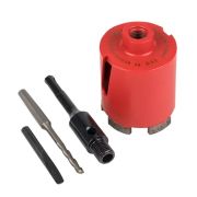 Коронка алмазная 68мм DCH-68 Laser M16 SDS-plus EKF Expert