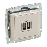 Розетка USB двойная слн.к. Legrand VALENA 774170