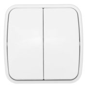 Выключатель О/П 2кл белый 10А «Минск» EKF Basic