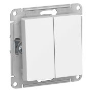 Переключатель  с/п  2кл  (мех) белый схема 6 10АХ AtlasDesign  ATN000165  SE