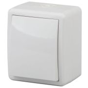 Выключатель о/п 1кл  белый  IP54  11-1401-01 ЭРА Эксперт Б0020669