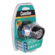 Фонарь налобный LED 3хААА Camelion LED 5317-9Мх  (металлик,9stawLЕD,4 режима, бат. в компл.)