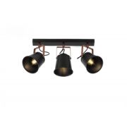 Светильник настен. Спот Acuto W3 черный Е27*3 40W 7015-703 Rivoli