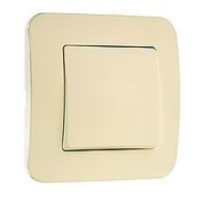 Выключатель с/п 1кл крем Makel Lillium N 55201