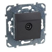 Розетка с/п телевизионная оконечная (мех) графит «Unica»MGU5.464.12ZD  (Schneider Electric)