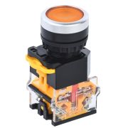 Кнопка  D8-11 d=22мм 1з+1р желтая IEK