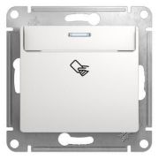 Выключатель  с/п карточный мех. белый  Glossa  GSL000169  SE