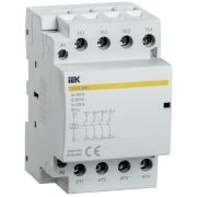 Контактор модульный КМ 4п  25-40М AC/DC (3 мод.) ИЭК