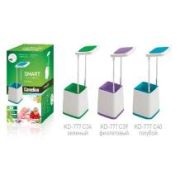 Лампа настольная LED КD-777 C40 белый+голуб. с пеналом 2,5Вт 230В USB Camelion