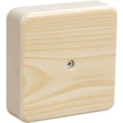 Коробка распаячная о/п для кабель-канала  75x75x20мм сосна (6 клемм 6мм2) КМ41212-04 ИЭК