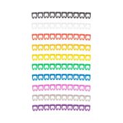 Маркер кабельный 0-9 комплект в блистере (от 4 до 6 мм) REXANT 12-6062