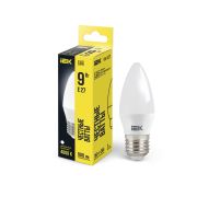 Лампа LED  9Вт E27 свеча C35 4000К 230В ECO IEK