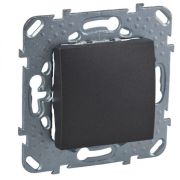 Выключатель с/п 1кл (мех) графит «Unica» MGU5.201.12ZD (Schneider Electric)