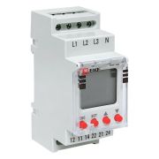 Реле контроля фаз RKF-2S с LCD дисплеем EKF