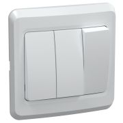 Выключатель с/п 3кл белый 10А (ВС10-3-0-ВБ) ВЕГА IEK