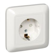 Розетка с/п 1м евро «ПРИМА» RS16-004-BI