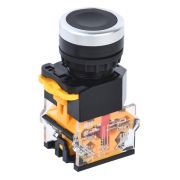 Кнопка  D8-11 d=22мм 1з+1р черная IEK