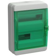 Щит навесной 24 мод. IP65, прозр. зеленая дверца TF5-KP72-N-24-65-K03-K06 (BNZ 65-24-1) Tekfor ИЭК