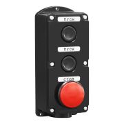 Пост кнопочный ПКЕ-222/3 У2 красный гриб IP54