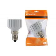 Переходник цокольный Е14-GU10 белый TDM SQ0335-1005