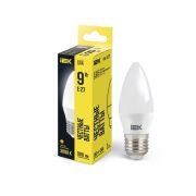 Лампа LED  9Вт E27 свеча C35 3000К 230В ECO IEK