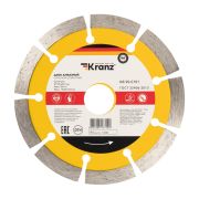 Диск алмазный отрезной сегментный 125x22,23х1,8x10 мм | KR-90-0101 | KRANZ