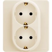 Розетка 2м евро сл.кость INSPIRIA Legrand 673751