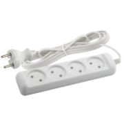 Удлинитель  3м 4 места б/з ШВВП 2x0,75 (UX-4-3m) Б0038560 ЭРА