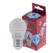 Лампа LED  6Вт E27 шар P45-6W-840-E27 R 230В Б0049644 ЭРА