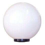 Светильник торшерный НТУ 06-100-01 Е27 Шар 400Б опал пмма /корпус плоский черный ИУ