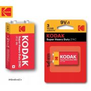 Батарейка 6F22-1BL SUPER HEAVY DUTY Zinc (Крона) Kodak
