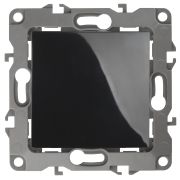 Выключатель с/п 1кл (мех) чёрный IP20 12-1101-06 Эра12