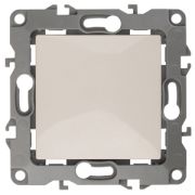 Выключатель с/п 1кл (мех) слоновая кость, без м.лапок IP20  12-1001-02 Эра12 Б0014628